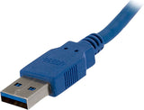 StarTech.com 1m Blue SuperSpeed USB 3.0 Extension Cable A to A - Male to Female USB 3 Extension Cable Cord 1 m (USB3SEXT1M) 3 ft Blue
