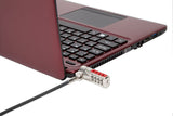 Targus DEFCON T-Lock Serialized Combo Cable Lock for Laptop Computer and Desktop Security (PA410S-1)