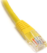 StarTech.com Cat5e Ethernet Cable - 2 ft - Yellow - Patch Cable - Molded Cat5e Cable - Short Network Cable - Ethernet Cord - Cat 5e Cable - 2ft (M45PATCH2YL) 2 ft / 0.5m Yellow