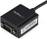 StarTech.com USB to Serial Adapter - 1 port - USB Powered - FTDI USB UART Chip - DB9 (9-pin) - USB to RS232 Adapter (ICUSB2321F) 1 Port USB 2.0