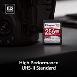 Kingston Canvas React Plus 64GB SD Card | SDXC UHS-II | 300R/260W U3 V90 | Full HD/4K/8K | SDR2/64GB