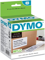 Dymo, DYM30256, LabelWriter Large Shipping Labels, 1 / Roll, White