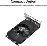ASUS Phoenix AMD Radeon RX 550 Graphics Card (PCIe 3.0, 4GB GDDR5 Memory, HDMI, DisplayPort, DVI-D, FreeSync, IP5X Dust Resistant, Dual Ball Fan Bearings, Auto-Extreme, Compact Design)