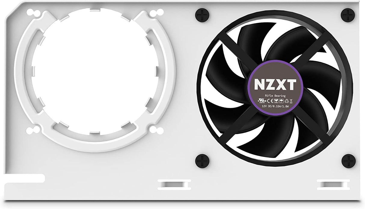 NZXT Kraken G12 - GPU Mounting Kit for Kraken X Series AIO - Enhanced GPU Cooling - AMD and NVIDIA GPU Compatibility - Active Cooling for VRM, White Kraken G12 Kraken G12