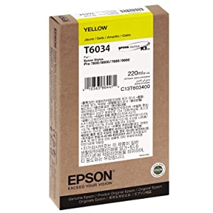 EPSON T603400 Ink44; Yellow UltraChrome K344; Stylus Pro 7880-9880 - 220ml