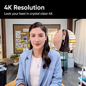 insta360 Link - PTZ 4K Webcam with 1/2" Sensor, AI Tracking, Gesture Control, HDR, Noise-Canceling Microphones, Specialized Modes, Webcam for Laptop, Video Camera for Video Calls, Live Streaming Standalone