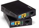StarTech.com 10/100 Mbps VDSL2 Ethernet Extender Over RJ11 Phone Line Kit - 1km Network Extender - Long Range VDSL Ethernet Extender Over Copper (110VDSLEXT) 0.9"x2.8"x3.7" RJ45