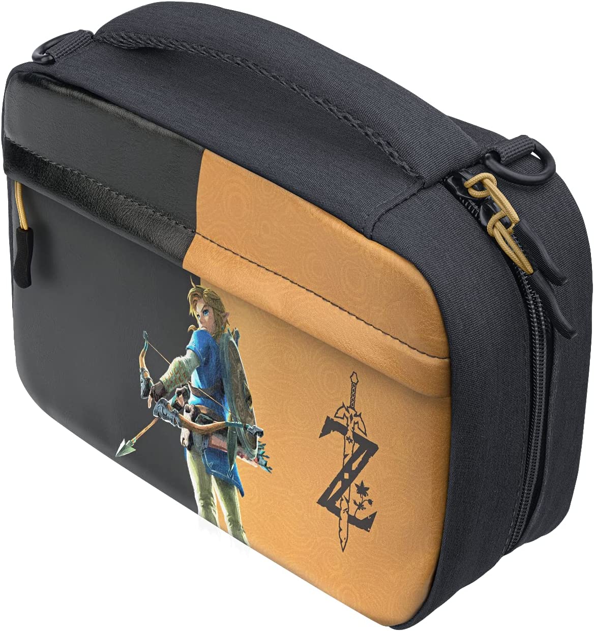 PDP Gaming Officially Licensed Switch Commuter Case - Zelda Breath of the WIld - Semi-Hardshell Protection - Protective PU Leather - Holds 14 Games - Works with Switch OLED &amp; Lite - Perfect for Travel