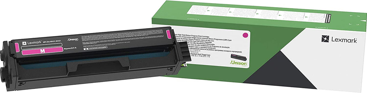 Lexmark, LEXC3210M0, C3210M0 Magenta Return Program Print Cartridge, 1 Each smaill Magenta