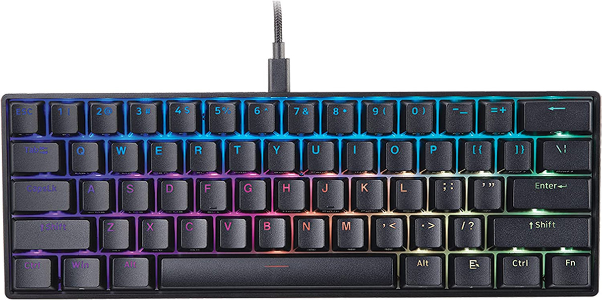 Mad Catz S.T.R.I.K.E. 6 RGB Mechanical Wired Gaming Keyboard Compact 60% Form Factor