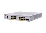 Cisco Business CBS350-16FP-2G Managed Switch | 16 Port GE | Full PoE | 2x1G SFP | Limited Lifetime Protection (CBS350-16FP-2G) 16-port GE / PoE+ / 240W / 2 x GE Uplinks