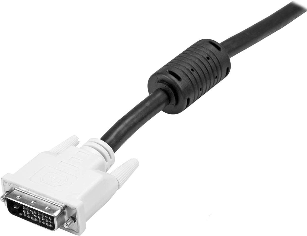 StarTech.com Dual Link DVI Cable - 25 ft - Male to Male - 2560x1600 - DVI-D Cable - Computer Monitor Cable - DVI Cord - Video Cable (DVIDDMM25)