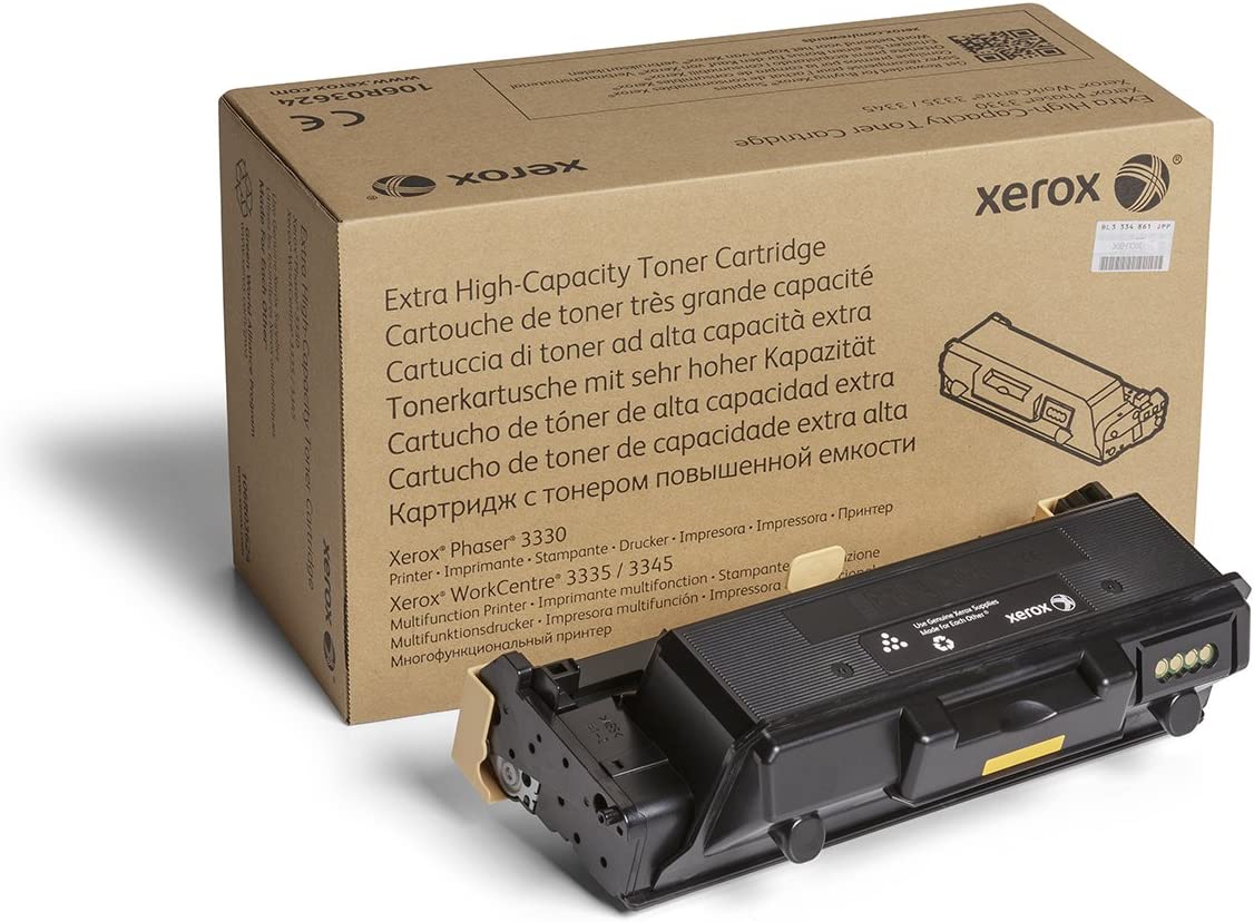Xerox Phaser 3330/Workcentre 3335/3345 Black Extra High Capacity Toner-Cartridge (15,000 Pages) - 106R03624 Extra High Capacity Black