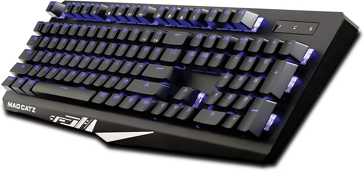 Mad Catz The Authentic S.T.R.I.K.E. 4 Mechanical Gaming Keyboard - Black
