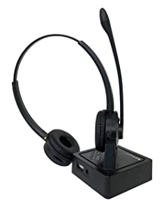 Spracht HS-2051 Zum Maestro BT Dual Ear Wireless Bluetooth Headset with Base Station