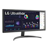 LG UltraWide FHD 26-Inch Computer Monitor 26WQ500-B, IPS with HDR 10 Compatibility and AMD FreeSync, Black 26-inch 75 Hz