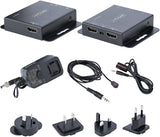 StarTech.com HDMI Extender Over CAT6/CAT5, 4K30Hz/130ft or 1080p/230ft Video Extender, HDMI Over Ethernet Extender, PoC HDMI Transmitter and Receiver Kit, IR Ext. - Local Video (EXTEND-HDMI-4K40C6P1)