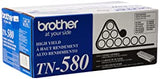 Brother® TN-580 High-Yield Black Toner Cartridge