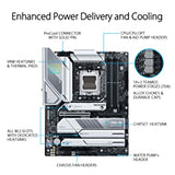 ASUS Prime X670E-PRO WiFi Socket AM5 (LGA 1718) Ryzen 7000 ATX Motherboard(PCIe® 5.0,DDR5,4X M.2 Slots, USB 3.2 Gen 2x2 Type-C®, USB4® Support, WiFi 6E, and 2.5G Ethernet)