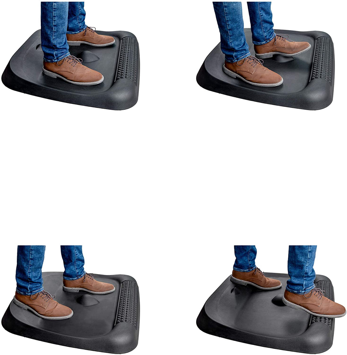 StarTech.com Anti-Fatigue Mat for Standing Desks - Active Standing Desk Mat - 26" x 29" - Cushioned 3D Topography - Stand Up Desk Mat (STSMATC) Contoured