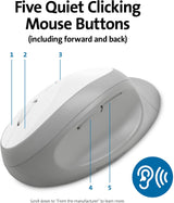 Kensington Pro Fit Ergo Wireless Mouse—Gray