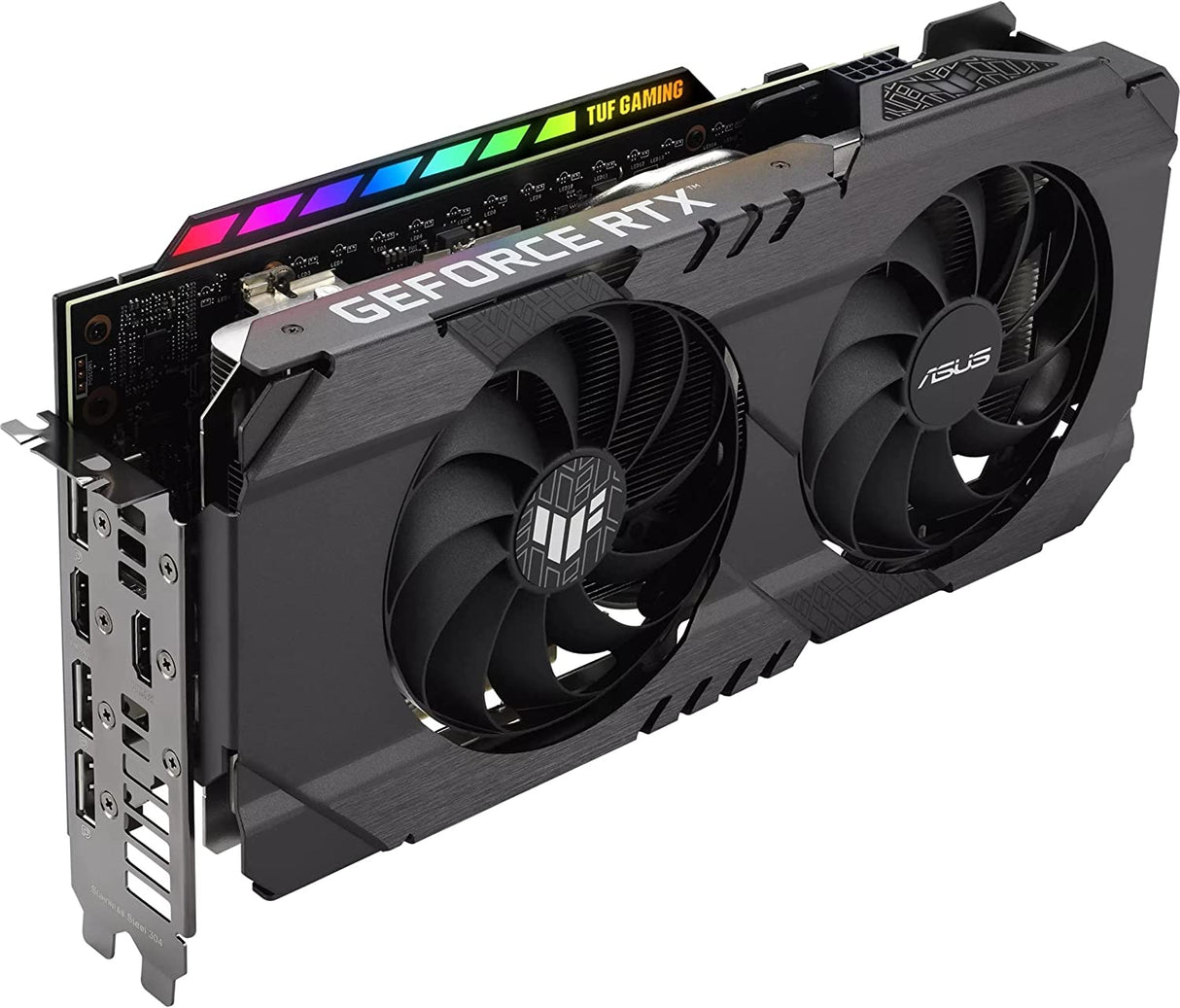 ASUS TUF Gaming GeForce RTX 3050 OC Edition Gaming Graphics Card (PCIe 4.0, 8GB GDDR6, HDMI 2.1, DisplayPort 1.4a, Dual Ball Fan Bearings, All-Aluminum Shroud, 2.8-Slot Design, GPU Tweak II) Graphic Card