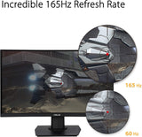 ASUS TUF Gaming 23.6" 1080P Curved Monitor (VG24VQE) - Full HD, 165Hz, 1ms, Extreme Low Motion Blur, Adaptive-Sync, FreeSync Premium, Shadow Boost, VESA Mountable, DisplayPort, HDMI 23.6" Curved FHD 1ms 165Hz FreeSync Premium