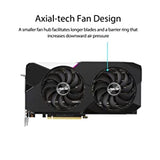 ASUS Dual NVIDIA GeForce RTX 3070 V2 OC Edition Gaming Graphics Card (PCIe 4.0, 8GB GDDR6 Memory, LHR, HDMI 2.1, DisplayPort 1.4a, Axial-tech Fan Design, Dual BIOS, Protective Backplate) Graphic Card