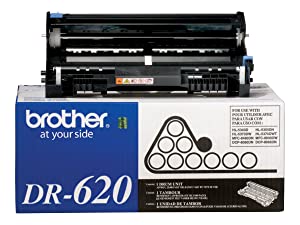 Brother Genuine Unit, DR620, Seamless Integration, Yields Up to 25,000 Pages, Black