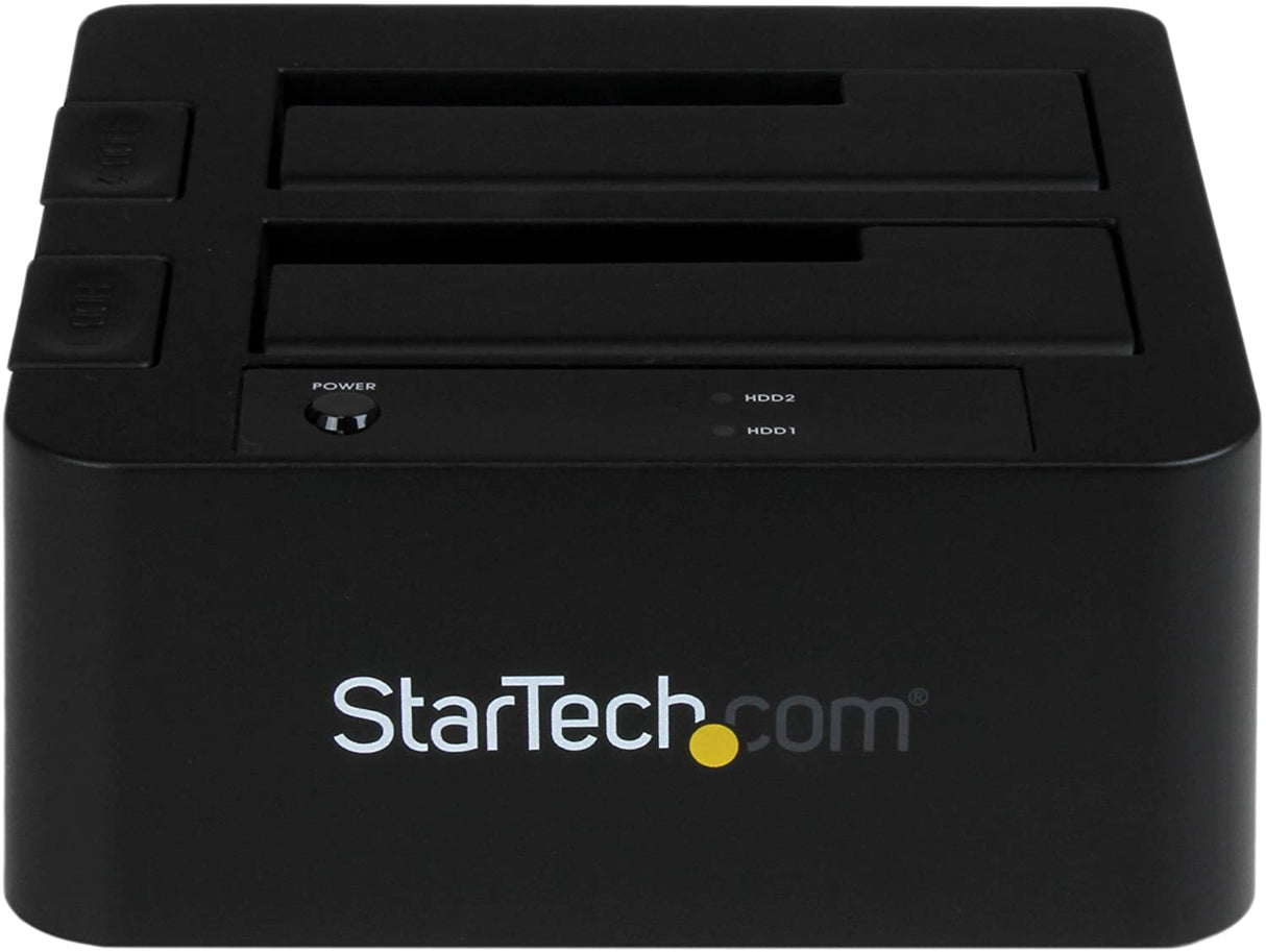 Startech USB 3.0 / eSATA Dual Hard Drive Docking Station with UASP for 2.5/3.5in SATA SSD / HDD - SATA 6 Gbps USB 3.0 Dual Drive Dock