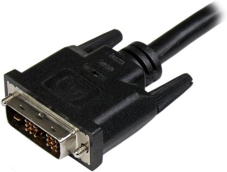 StarTech.com 6 ft DVI-D Single Link Cable - Male to Male DVI-D Digital Video Monitor Cable - DVI-D M/M - Black 6 Feet - 1920x1200 (DVIMM6)