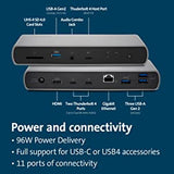 Kensington SD5780T Thunderbolt 4 Dual 4K Docking Station with 96W Power Delivery &amp; SD Card Reader, HDMI &amp; Thunderbolt 4 Ports for Windows and MacBooks (K33040NA) Thunderbolt 4 HDMI + TB 96W PD