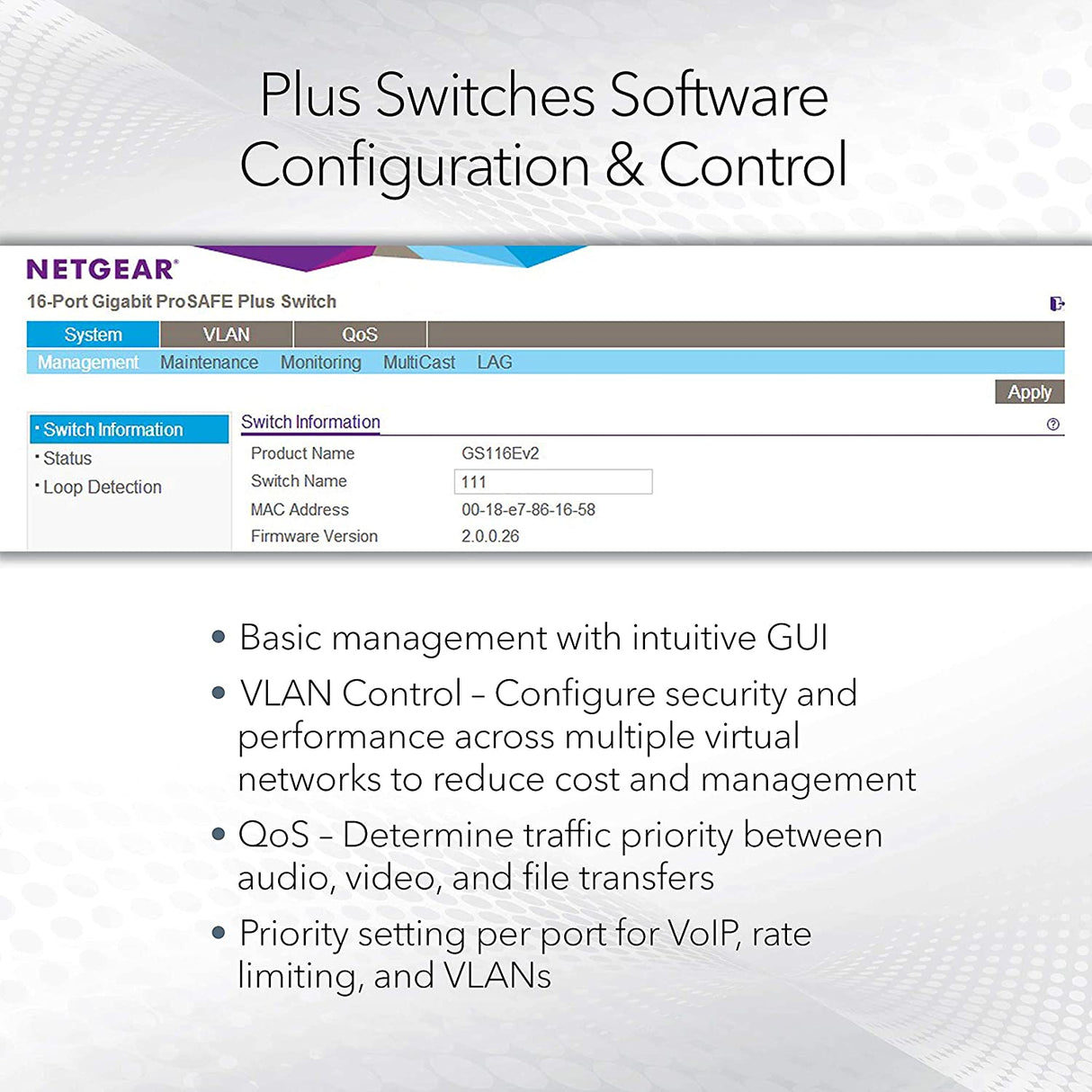 NETGEAR 24-Port 10G/Multi-Gigabit Plus Switch (XS724EM) - Managed, with 2 x 10G SFP+, Desktop or Rackmount, and Limited Lifetime Protection 24 port | 10G + Multi | 2xSFP+ | Managed