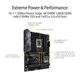 ASUS TUF Gaming Z790-Plus WiFi LGA 1700(Intel®12th&amp;13th Gen) ATX Gaming Motherboard(PCIe 5.0,DDR5,4xM.2 Slots,16+1 DrMOS,WiFi 6,2.5Gb LAN,Front USB 3.2 Gen 2 Type-C®,Thunderbolt 4(USB4),Aura RGB)