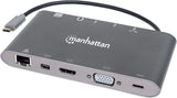 Manhattan SuperSpeed USB-C to 7-in-1 Docking Station