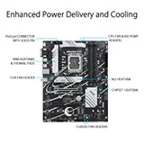 ASUS Prime B760-PLUS D4 Intel (13th and 12th Gen)LGA 1700 ATX motherboard PCIe 5.0,3xPCIe 4.0 M.2 slots,DDR4,2.5Gb LAN,DisplayPort,USB 3.2 Gen 2x2 Type-C,front USB 3.2 Gen 1 Type-C,Thunderbolt (USB4®)