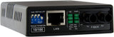StarTech.com 10/100 Mbps Ethernet to Fiber Optic Media Converter - ST Multimode - 1310nm - 2km - Full/Half Duplex (MCM110ST2) Black