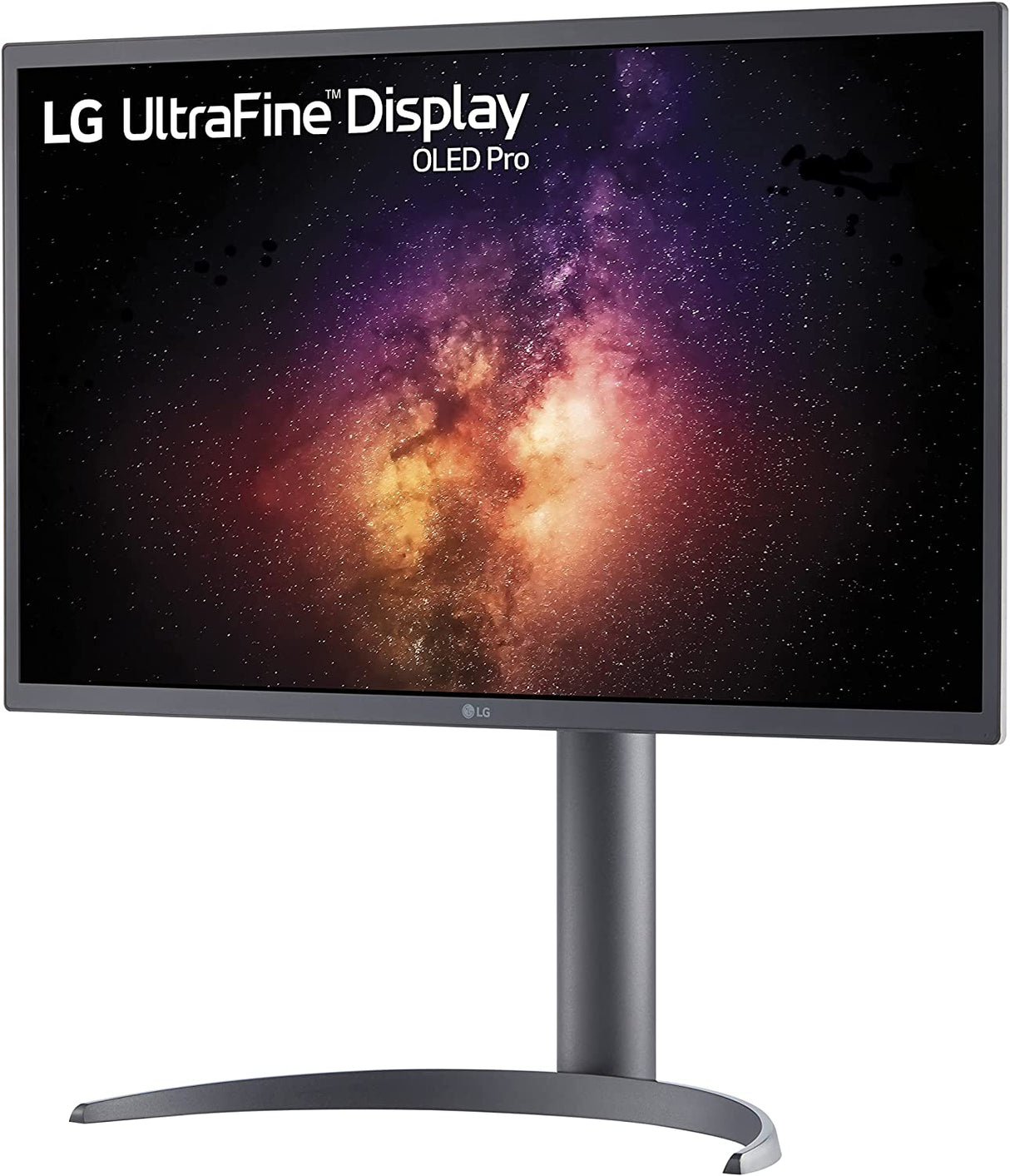 LG 27EP950-B 27” Ultrafine UHD (3840 x 2160) OLED Pro Display with Adobe RBG 99% / DCI-P3 99%, VESA Display HDR 400 True Black, 1M:1 Contrast Ratio and Tilt/Height/Pivot Adjustable Stand - Black