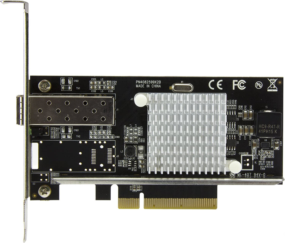 StarTech.com 10G Network Card - MM/SM - 1x Single 10G SPF+ Slot - Intel 82599 Chip - Gigabit Ethernet Card - Intel NIC Card (PEX10000SFPI) 10G Card