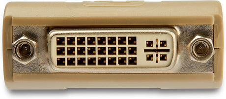 StarTech.com DVI-I Coupler / Gender Changer - F/F - DVI gender changer - DVI-I (F) to DVI-I (F) - GCDVIIFF,Beige