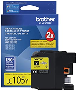 Brother LC105YS Super High Yield Ink Cartridge - Yellow