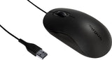 Targus 3-Button USB Full-Size Optical Mouse with 6-Foot USB Cord, Supports Windows and Mac, Black (AMU81USZ) 3-Button USB Mouse