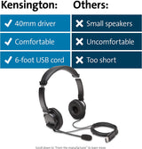 Kensington USB Hi-Fi Headphones with Microphone (K97601WW)