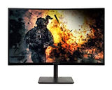 AOPEN 27HC5R Zbmiipx 27" 1500R Curved Full HD (1920 x 1080) VA Gaming Monitor with Adaptive-Sync Technology, 240Hz, 1ms (Display Port &amp; 2 x HDMI 1.4 Ports), Black