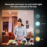 Phllips hue Philips Hue White and Colour Ambiance GU10 LED Smart Bulb, Bluetooth &amp; Zigbee, (Hue Hub Optional), voice activated with Alexa, A Certified for Humans Device White Ambiance &amp; Colour 1 Count (Pack of 1) GU10 Bulb