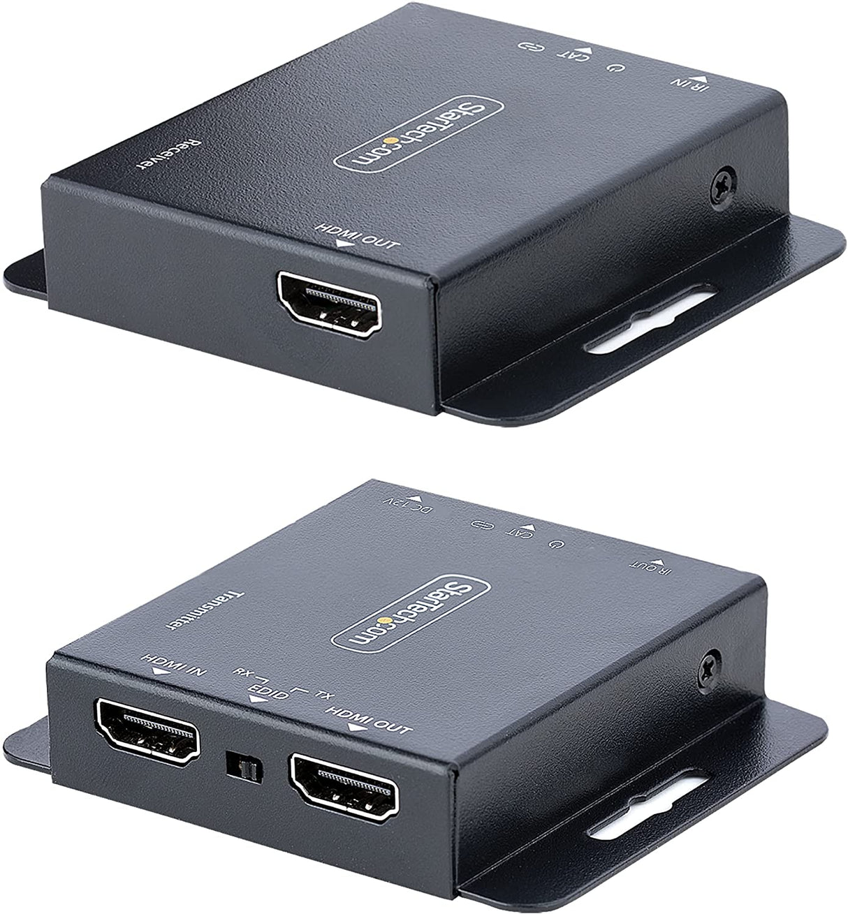 StarTech.com HDMI Extender Over CAT6/CAT5, 4K30Hz/130ft or 1080p/230ft Video Extender, HDMI Over Ethernet Extender, PoC HDMI Transmitter and Receiver Kit, IR Ext. - Local Video (EXTEND-HDMI-4K40C6P1)