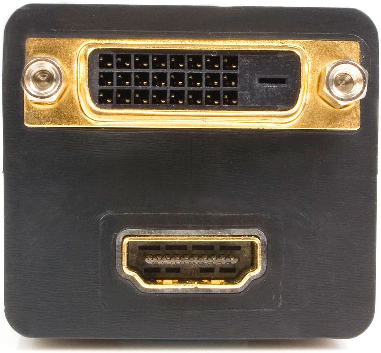 StarTech.com 1 ft. (0.3 m) HDMI Splitter Cable - 2 Port - HDMI to HDMI and DVI-D Adapter - HDMI Splitter (HDMISPL1DH) Black