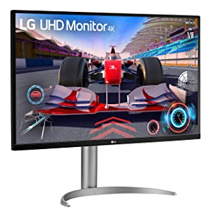 LG UHD Monitor (32UQ750) – 31.5 inch UHD 4K HDR Monitor, HDR10, 144Hz from HDMI 2.1, USB Type-C™(PD 65W), AMD FreeSync™, Maxxaudio 32 Inches Power Delivery: 65W