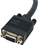 StarTech.com 25 ft Coax High Resolution VGA Monitor Extension Cable - HD15 M/F - 25ft VGA Extension Cable (MXT101HQ_25), Black