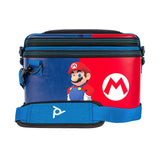 PDP Gaming Officially Licensed Switch Pull-N-Go Travel Case - Mario - Semi-Hardshell Protection - Protective PU Leather - Holds 14 Games &amp; Controller - Works with Switch OLED &amp; Lite - Perfect for Kids Power Pose Mario